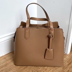 Tan shoulder bag